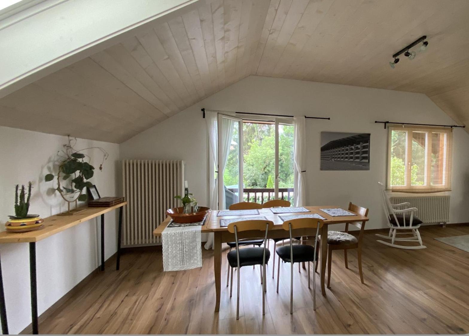 Naturnahe Familienwohnung Ruschegg Екстер'єр фото