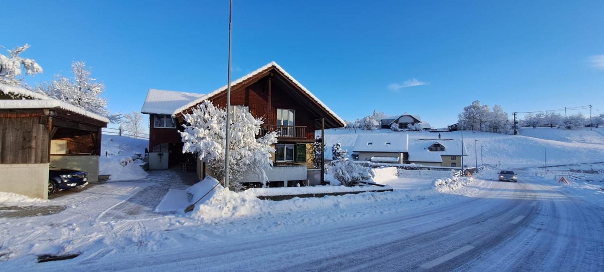 Naturnahe Familienwohnung Ruschegg Екстер'єр фото